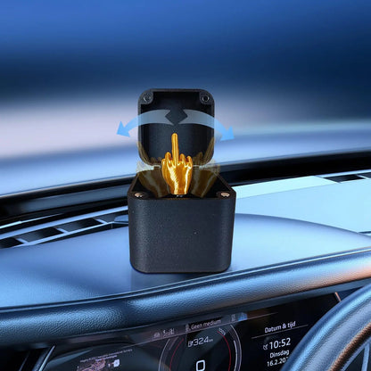 Christmas Interesting Prank Gift Middle Finger in Box Christmas Box Funny Creative Gifts Office Desk Decoration Home Decoration