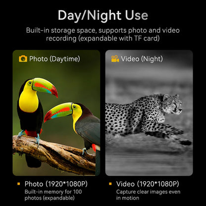 Experience Unmatched Clarity with HD 1080P Low Light Full Color Night Vision Binoculars - 10X Digital Zoom and 7 Gear Infrared for Day and Night Adventures!